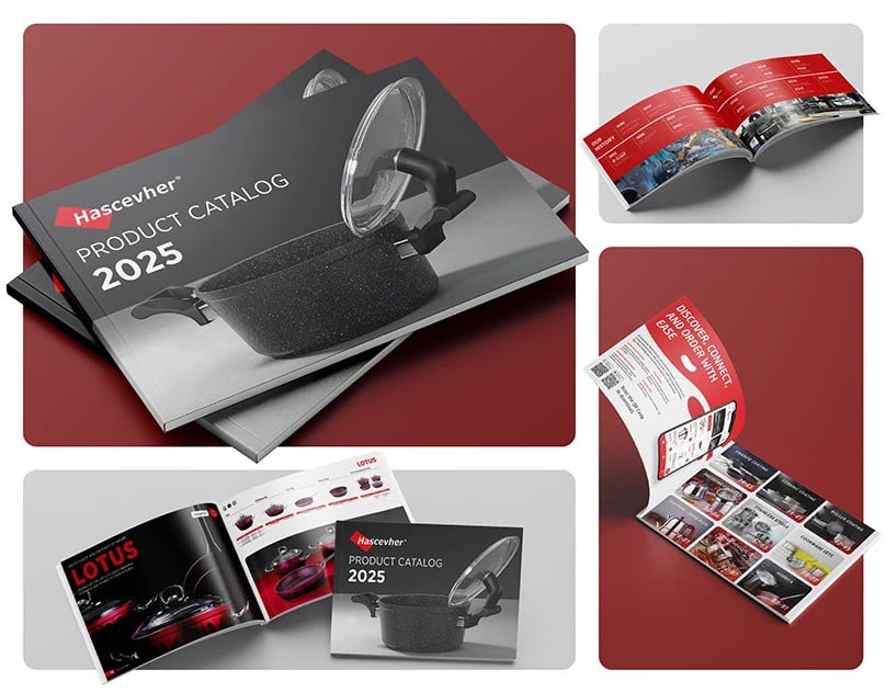 Hascevher Metal Ürün Katalog Tasarımı