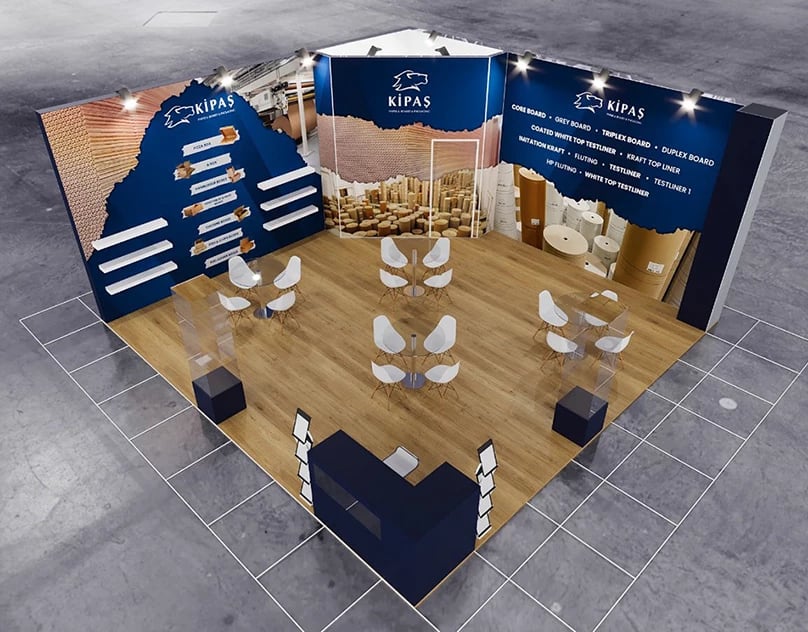 Kipaş Kağıt Stand Tasarımı
