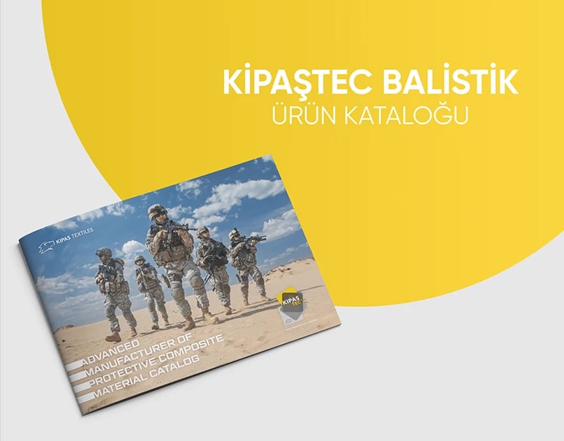 Kipaş Tekstil Balistik Ürün Katalog Tasarımı