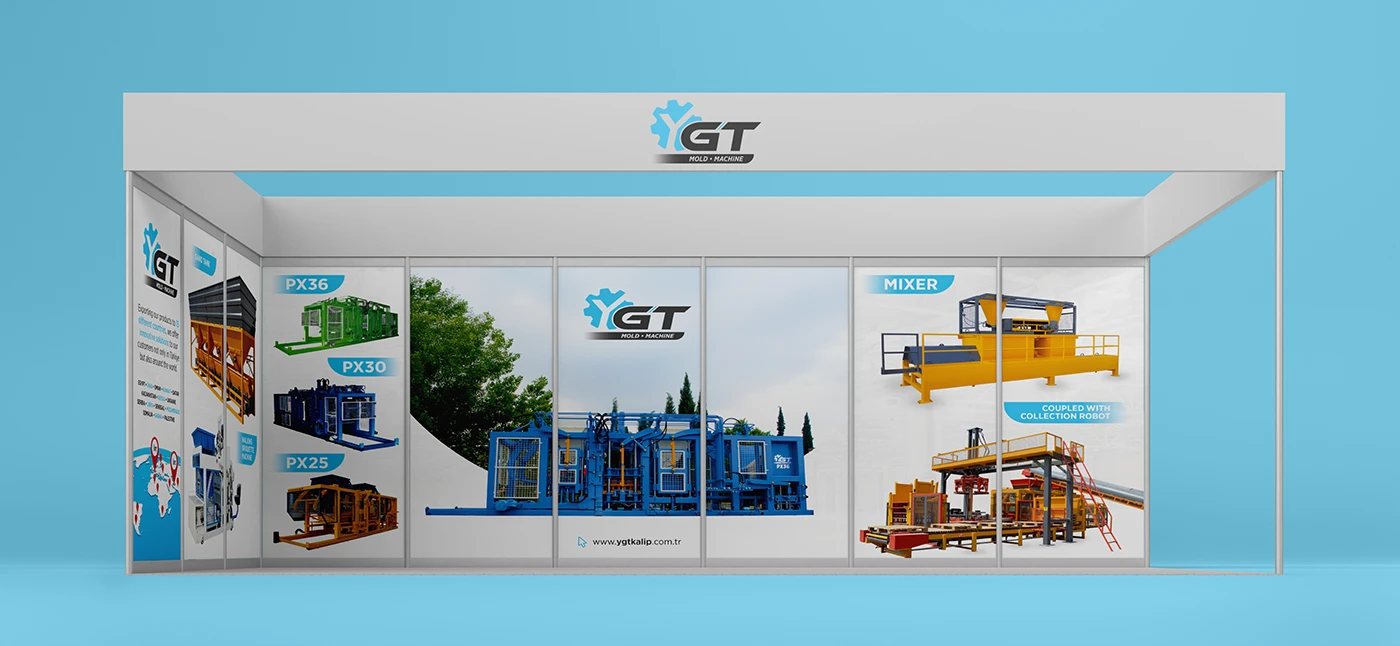 YGT Kalıp Makine Stand Tasarımı proje görseli 2