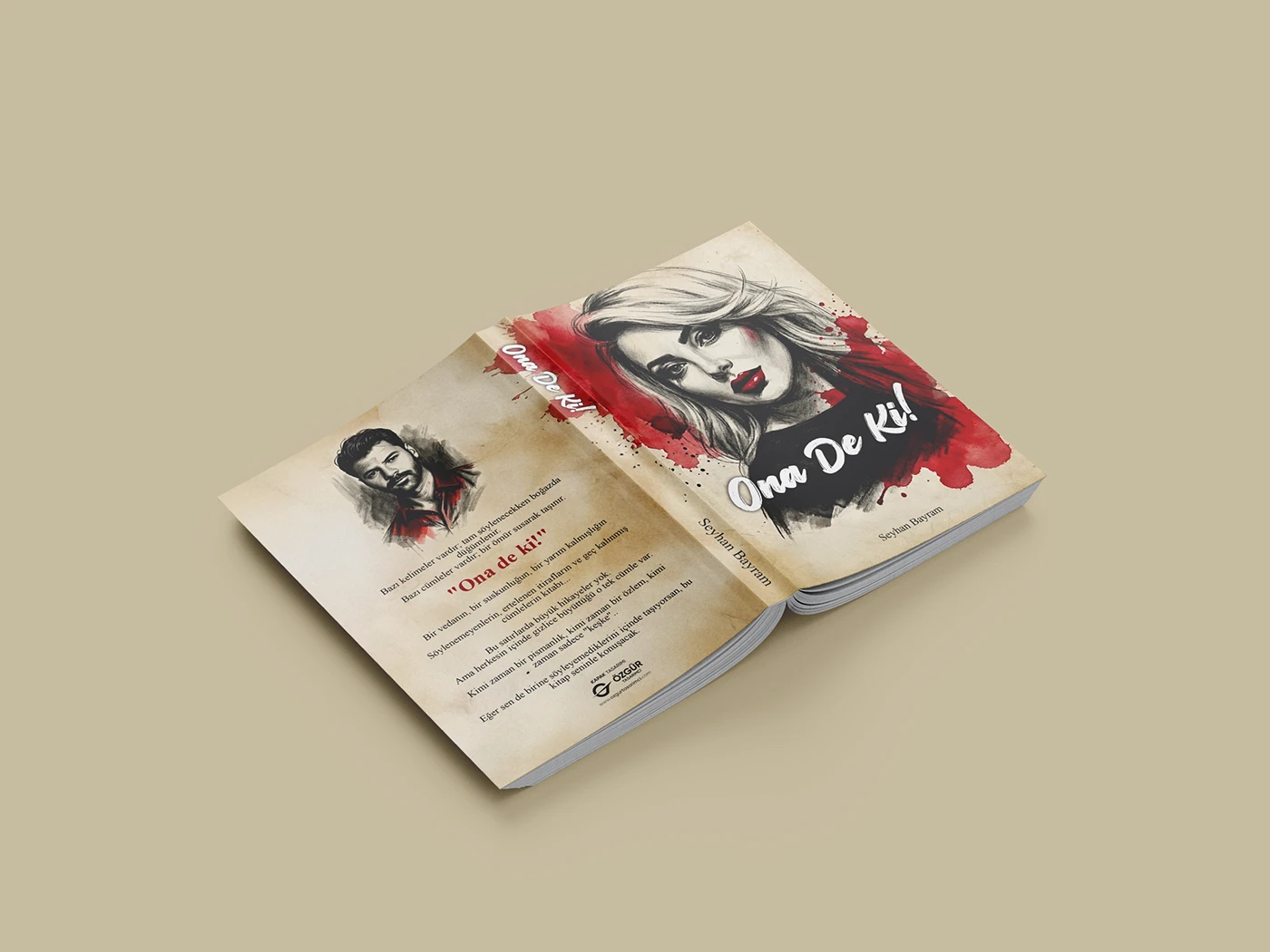 “Ona De Ki!” Kitap Kapak Tasarımı proje görseli 2
