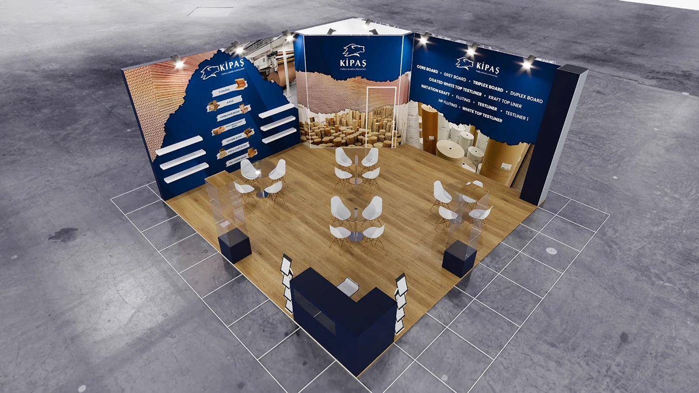 Kipaş Kağıt Stand Tasarımı proje görseli 2