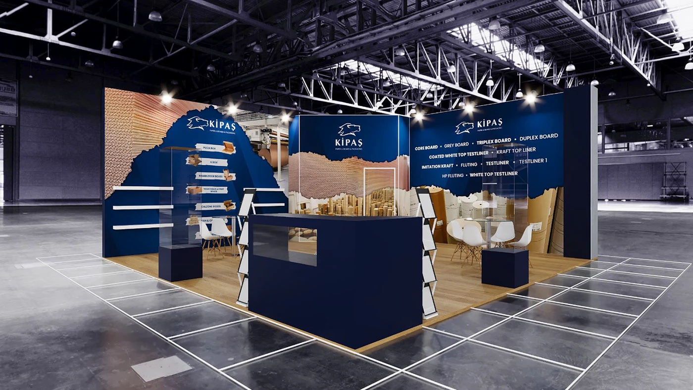 Kipaş Kağıt Stand Tasarımı proje görseli 1