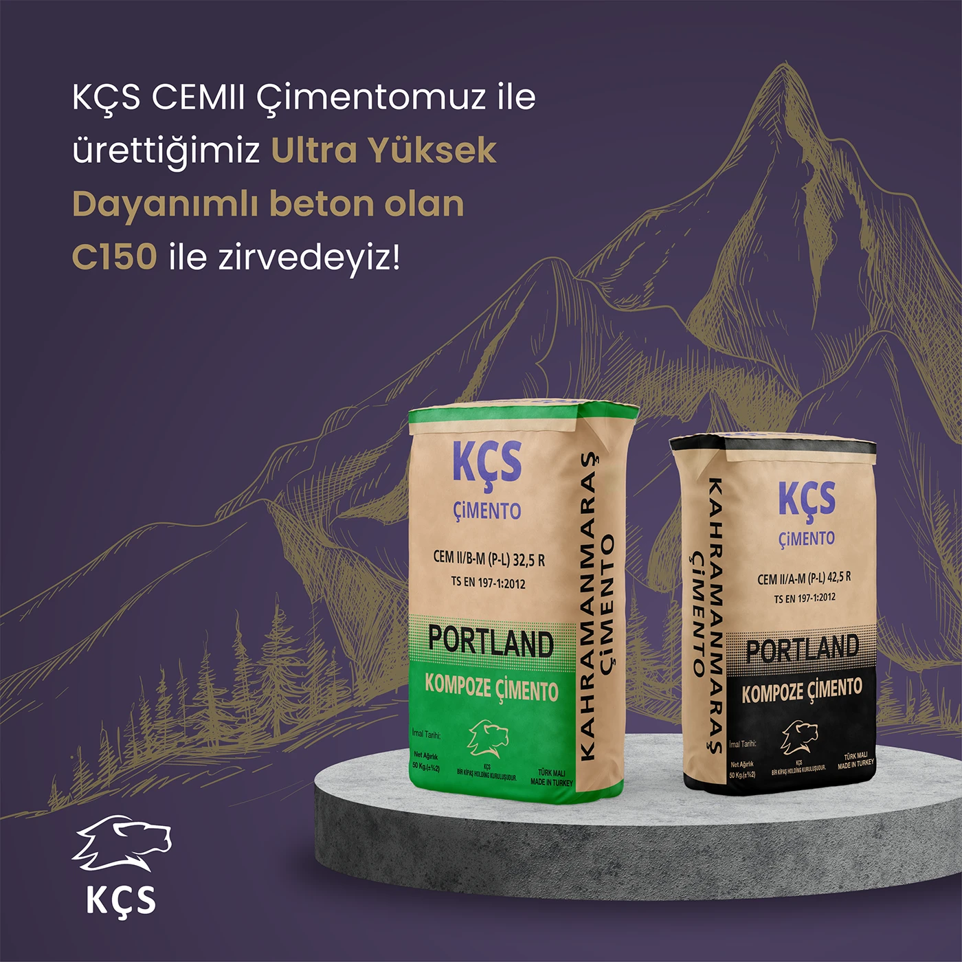 KÇS Kipaş Çimento Sosyal Medya Tasarımları proje görseli 1
