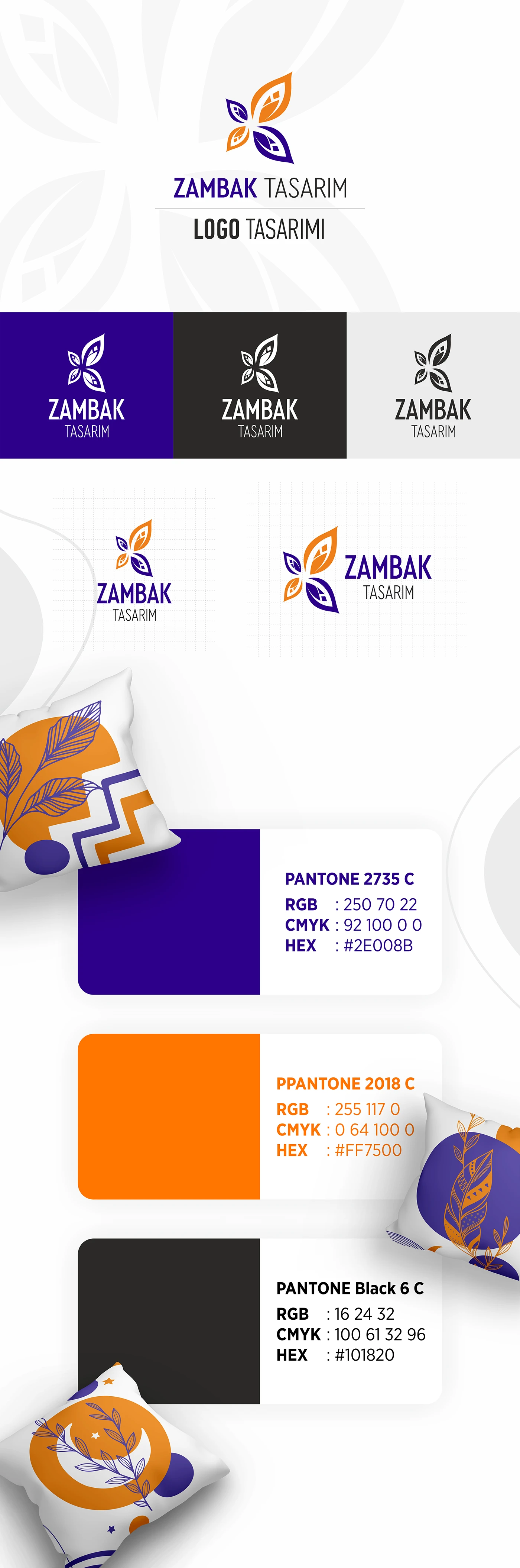 Zambak Tasarım Logo Tasarımı proje görseli 1