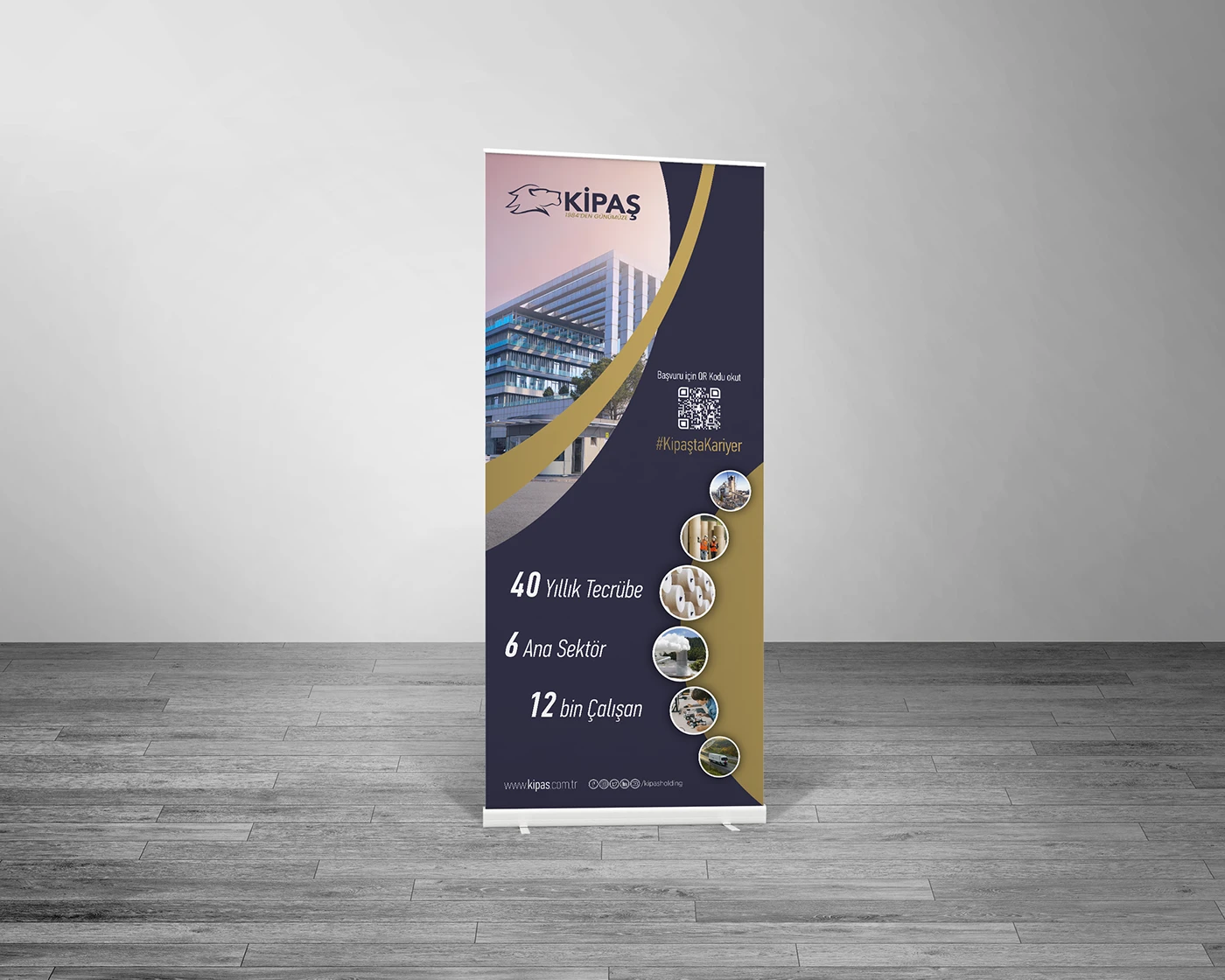 Kipaş Holding Kariyer Günleri Stand Tasarımı proje görseli 2