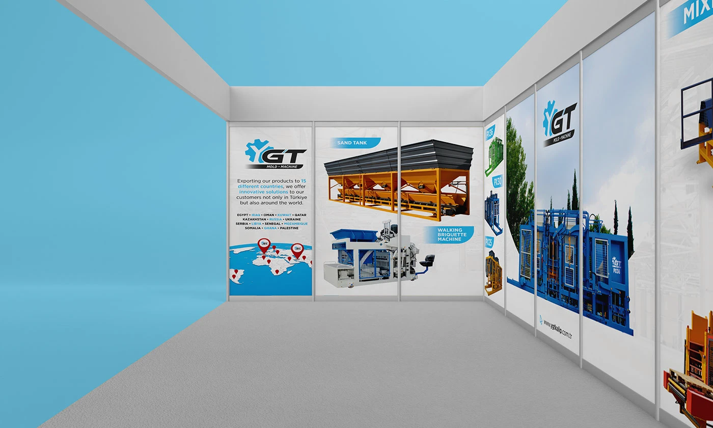 YGT Kalıp Makine Stand Tasarımı proje görseli 3